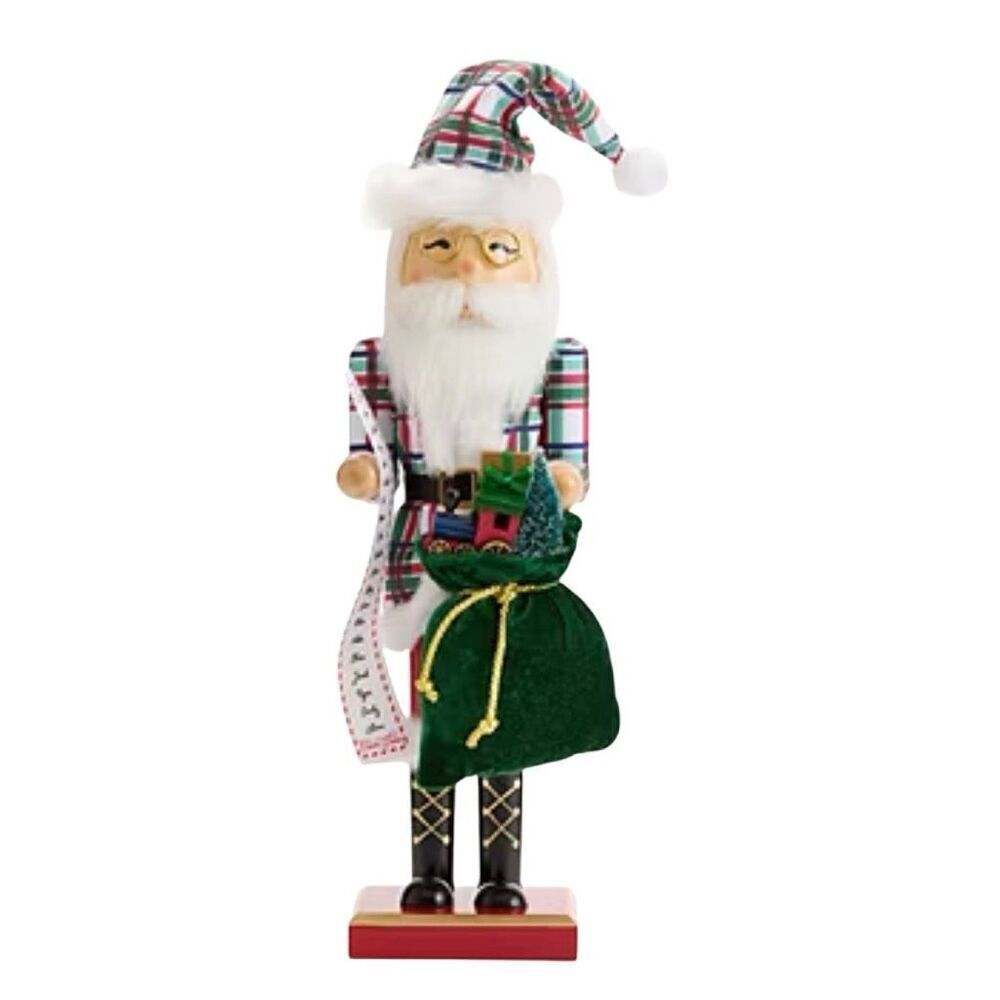 Santa Clause Nutcracker 14” North Pole Women Kids Christmas Home Decor New
